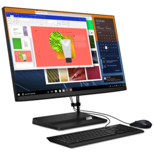 Computador Lenovo Ideacentre 3 27ALC6, AMD Ryzen 7 5700U, 8GB, 512 NVMe, W10P, All-In-One
