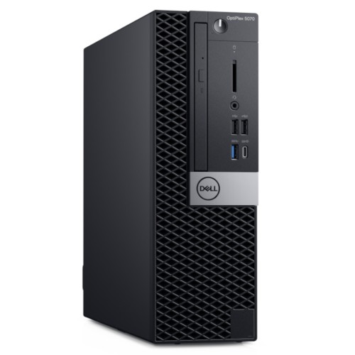 Computador DELL OptiPlex 5070, i5-9500 3.00 GHz, 8GB, 256GB NVMe, W11P, SFF - Recondicionado